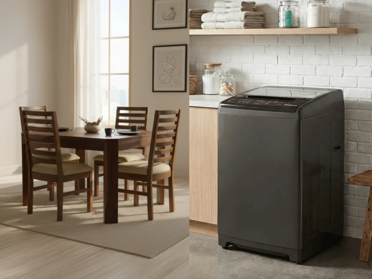 Alexa 4 Seater Dining Table Set Washing Machine Fully Automatic Top Load